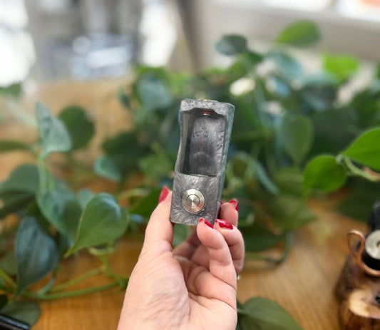 Switched Mechanical clickfet 18650 battery stabwood hybrid boro mod