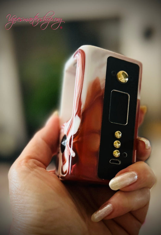 Dna75c single 18650 battery Regulated Boro Bespoke mod twin fire button