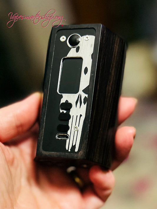 Evolv Dna250c twin battery 18650 engraved Punisher Edition