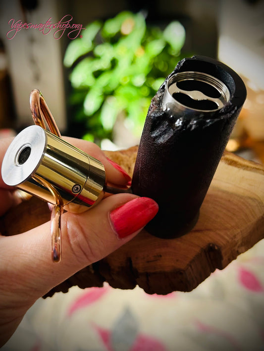 Rosewood 18350 Battery long stem switched mechanical clickfet e-pipe 22mm Tank Fitment