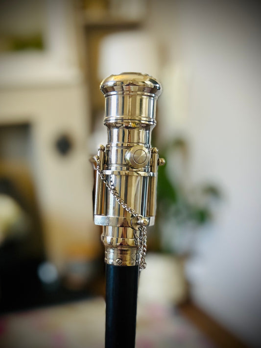 The Original 18650 battery mechanical mod walking stick plain Chrome