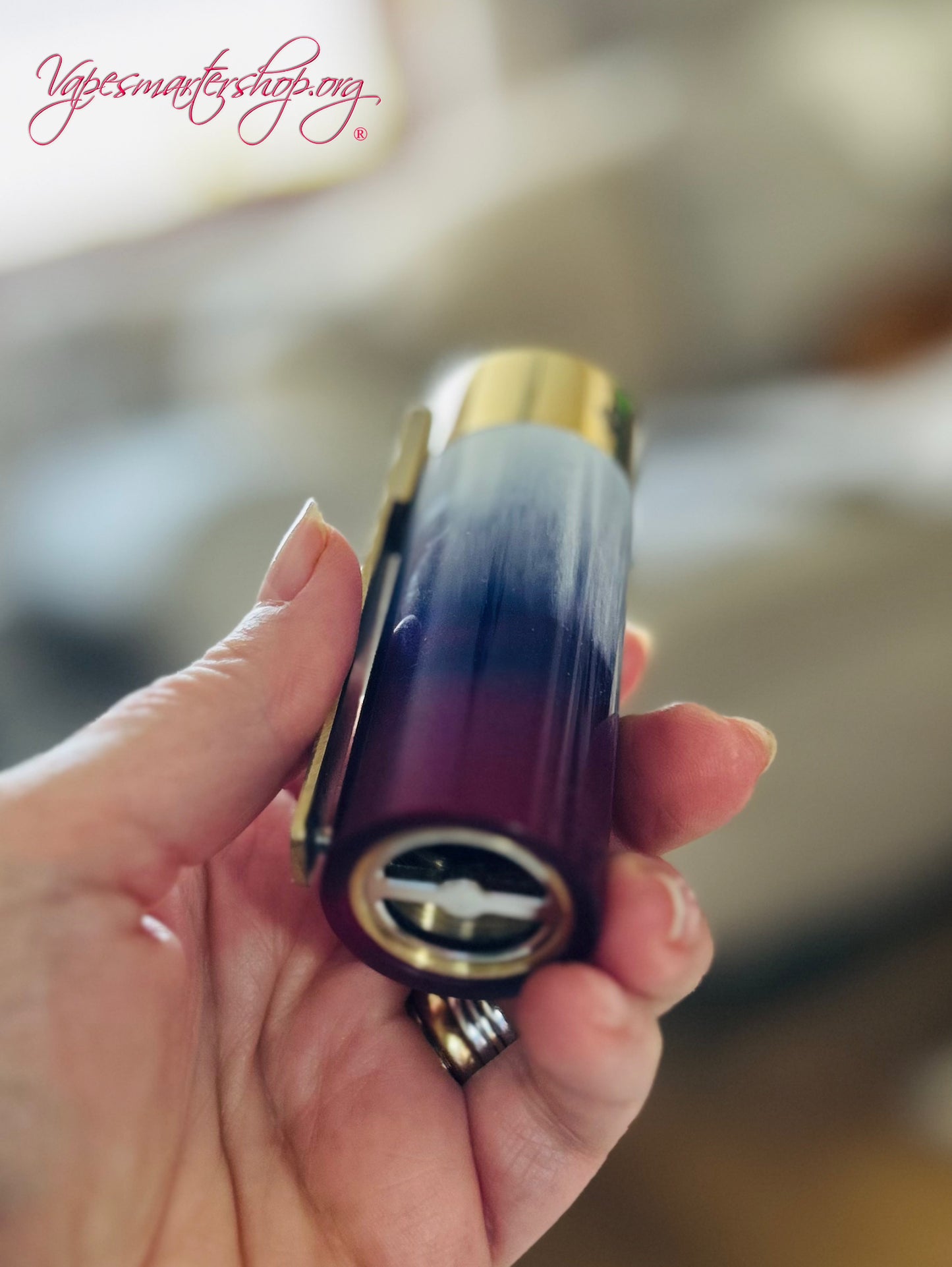 Side Fire single 21700 Battery mechanical mod 30mm gold edition