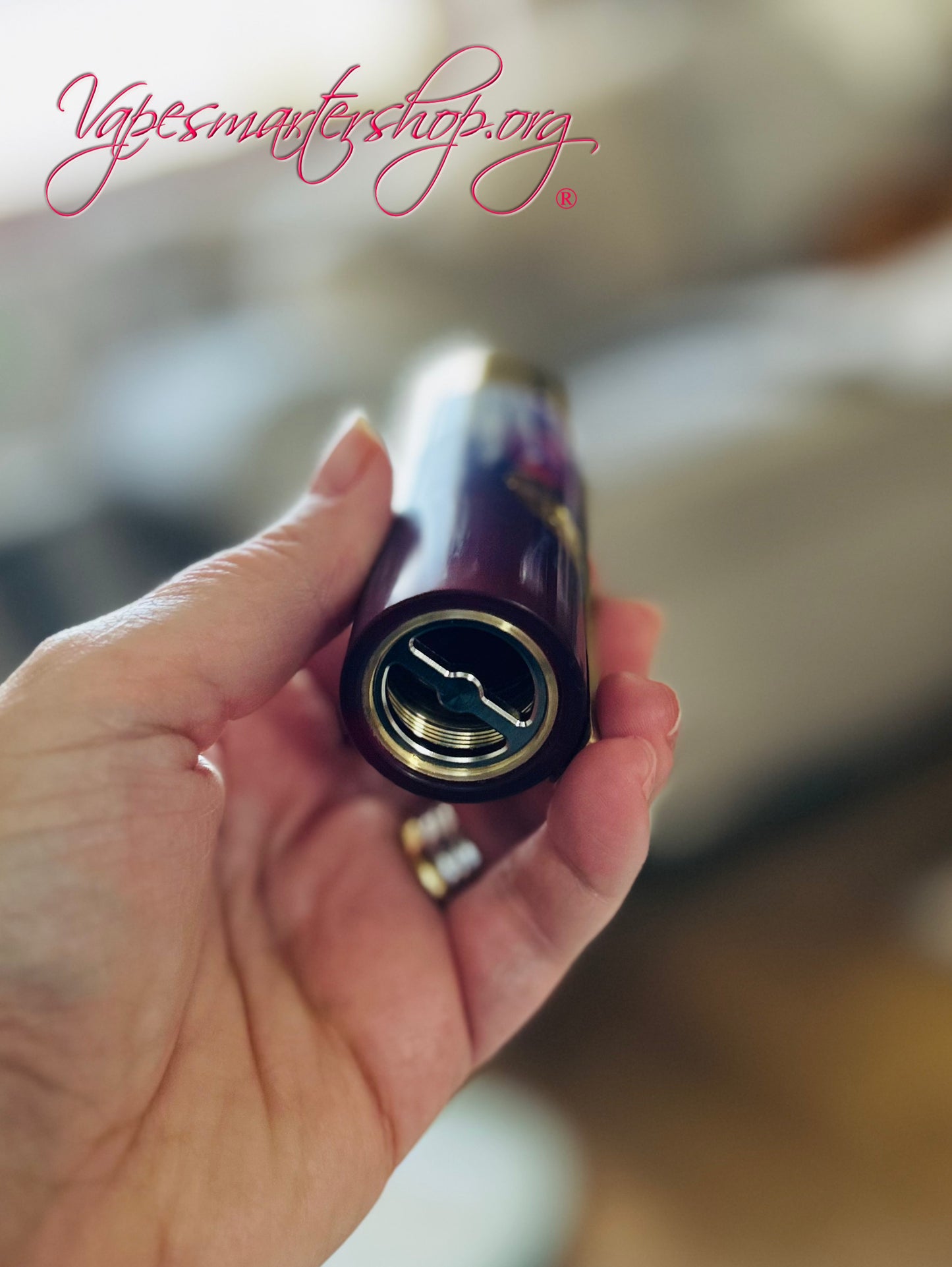 Side Fire single 21700 Battery mechanical mod 30mm gold edition