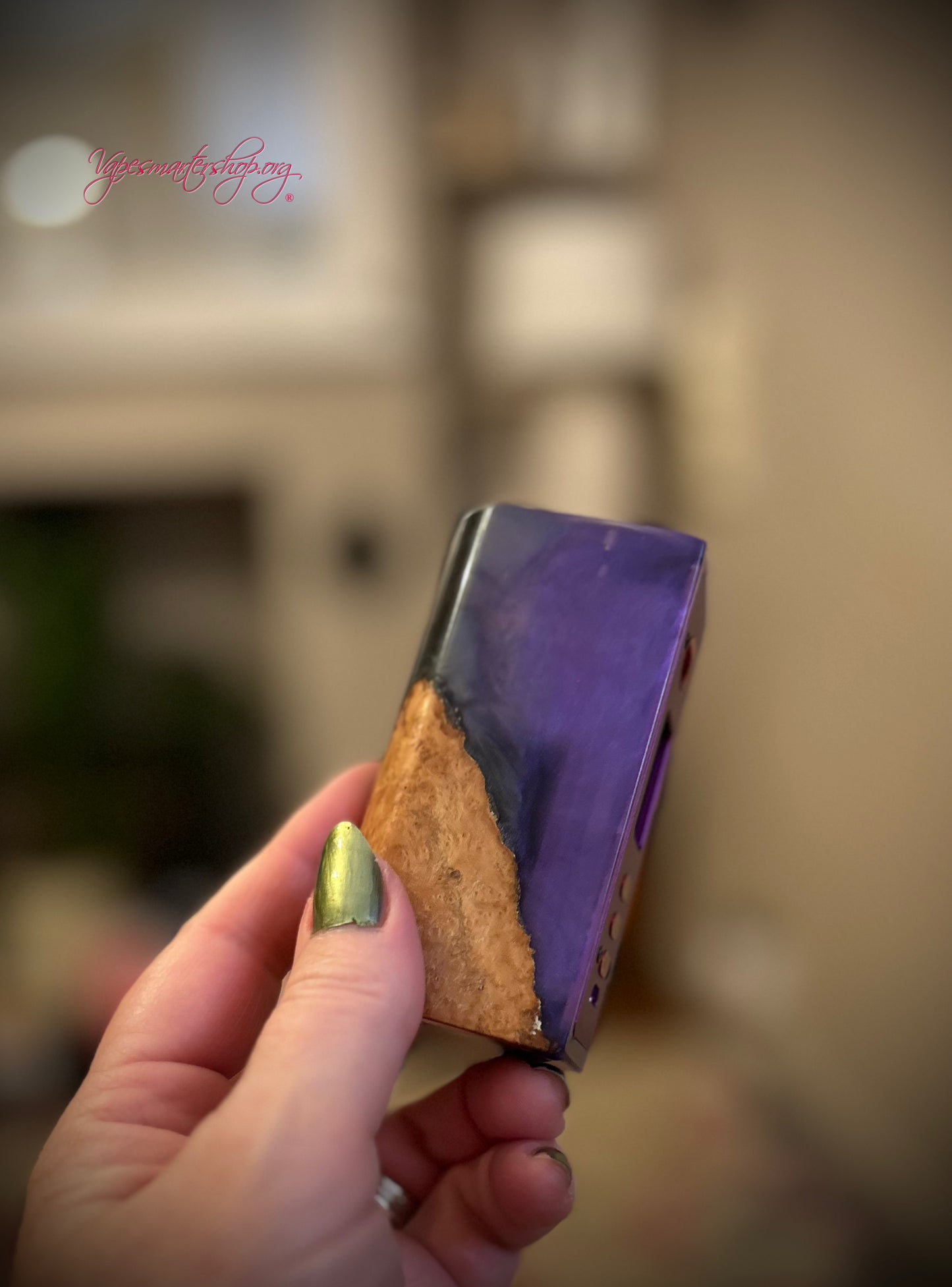 Evolv Dna75c single 18650 battery stabwood hybrid mod