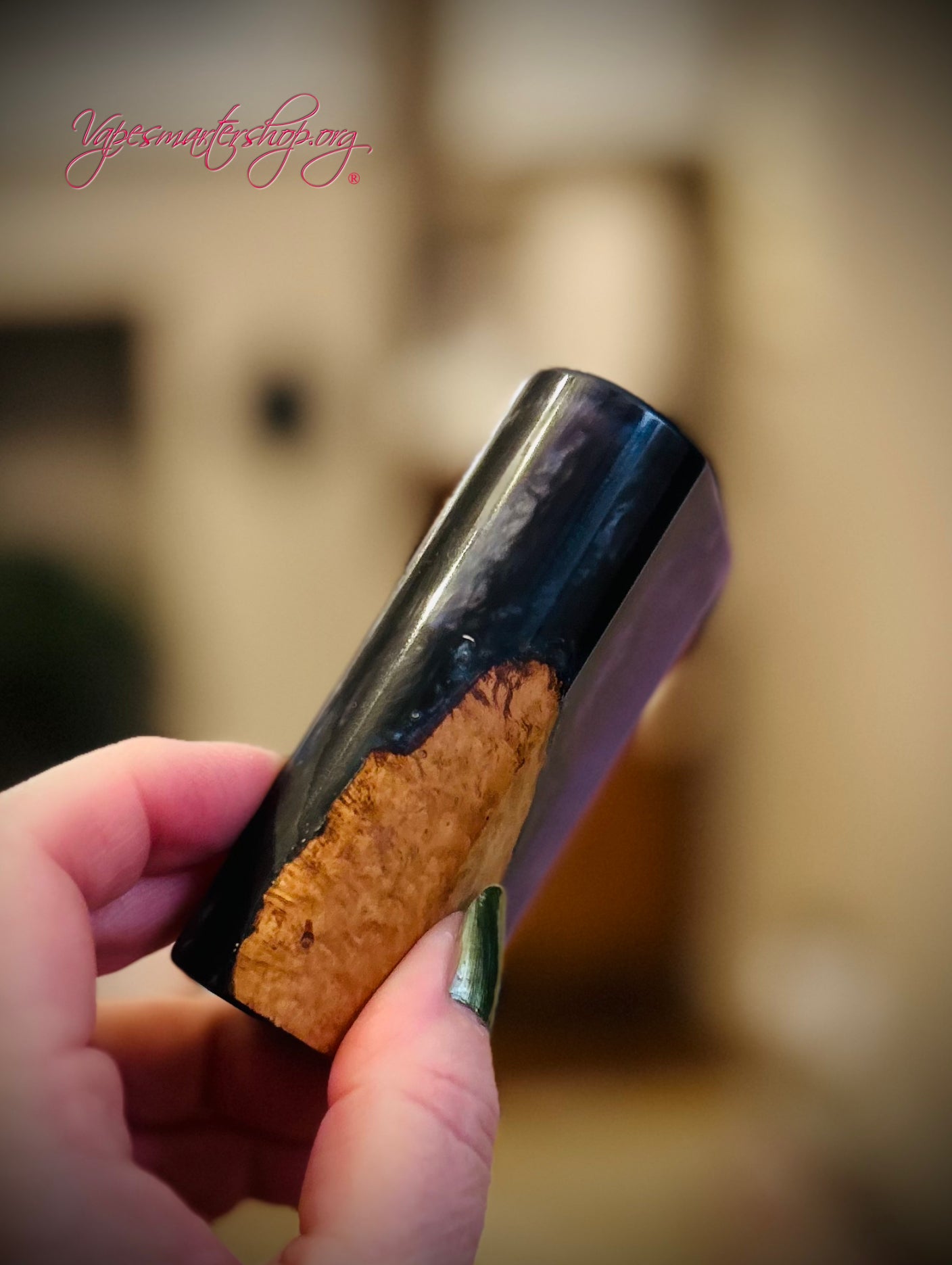 Evolv Dna75c single 18650 battery stabwood hybrid mod