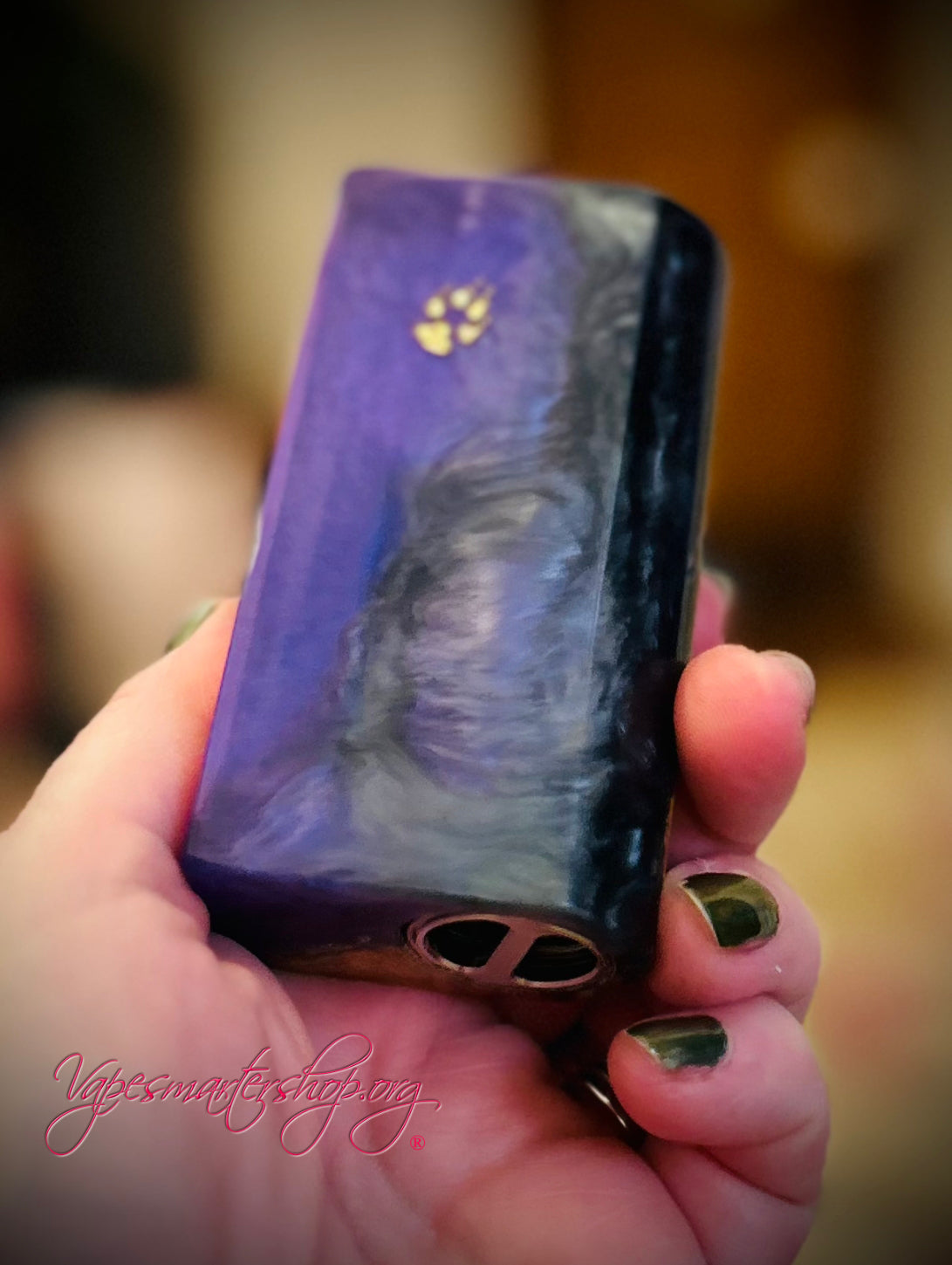 Evolv Dna75c single 18650 battery stabwood hybrid mod