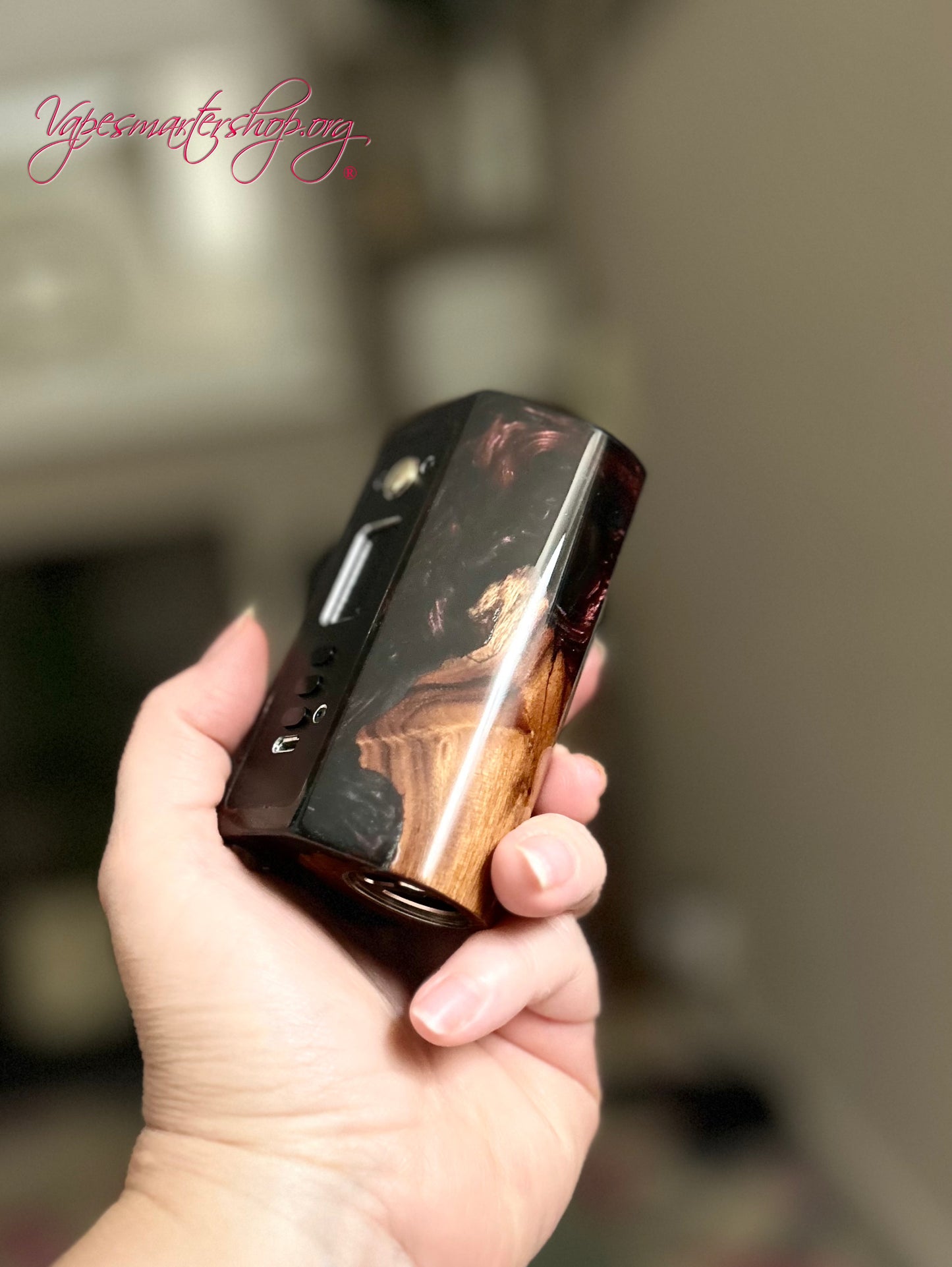 Twin 21700 Battery Dna250c stabwood Mod plate