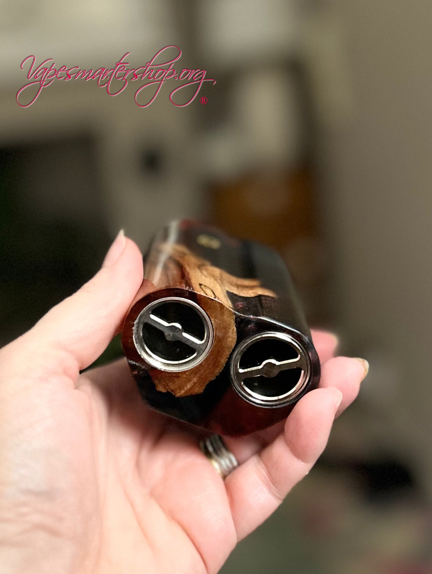 Twin 21700 Battery Dna250c stabwood Mod plate