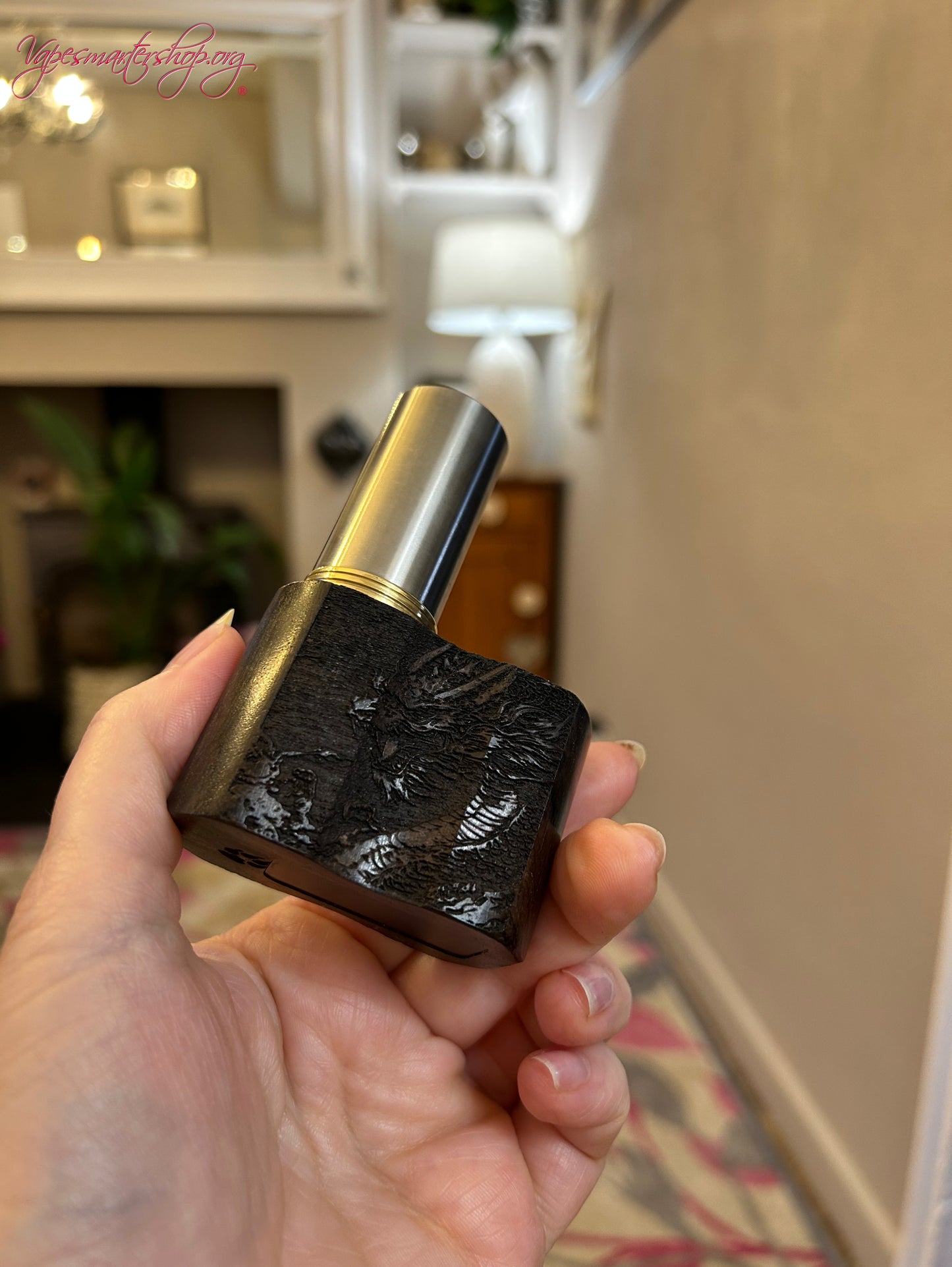 SBS Single 21700 pure wood switched Mech Clickfet mod