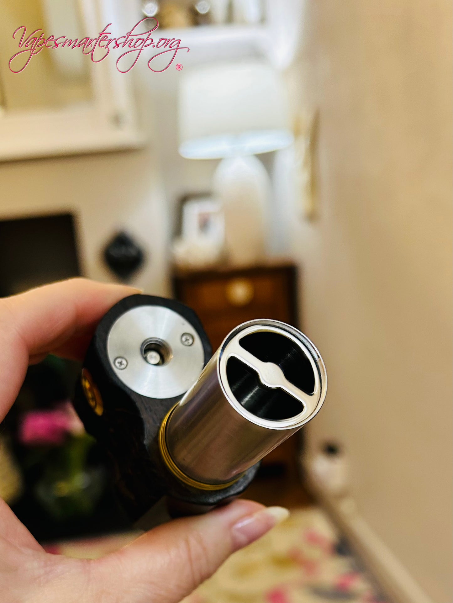 SBS Single 21700 pure wood switched Mech Clickfet mod