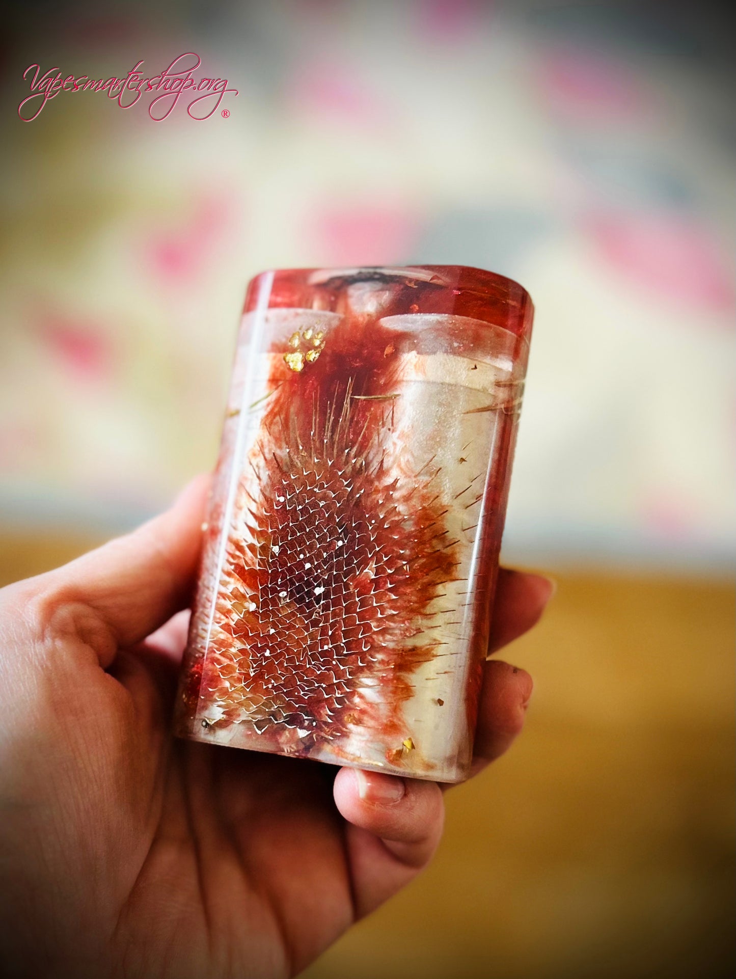 Twin 21700 Battery Dna250c stabwood Mod Engraved plate and 510