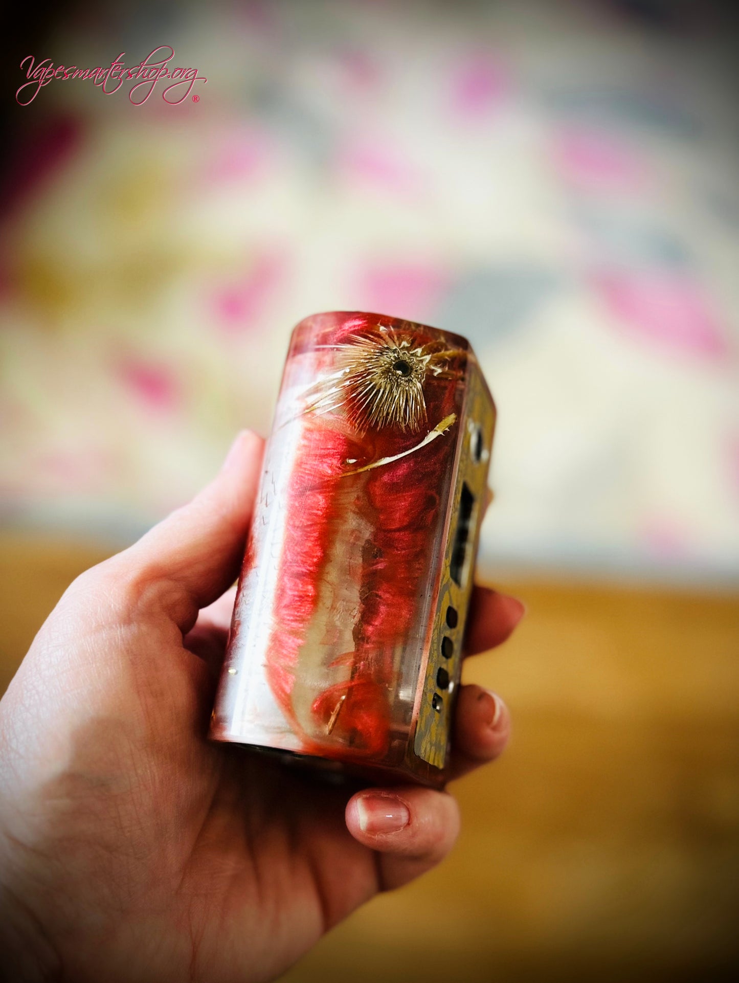 Twin 21700 Battery Dna250c stabwood Mod Engraved plate and 510