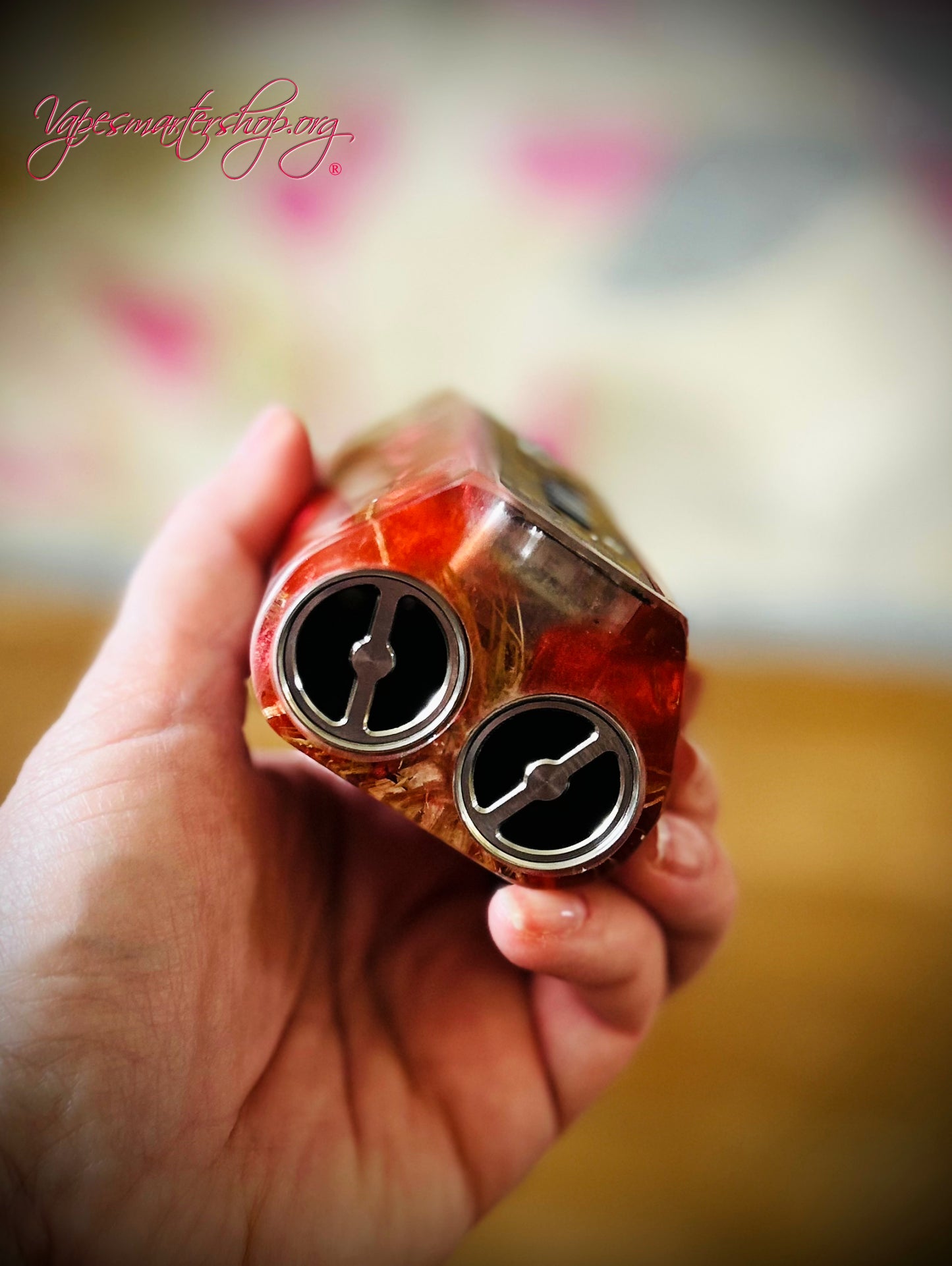 Twin 21700 Battery Dna250c stabwood Mod Engraved plate and 510