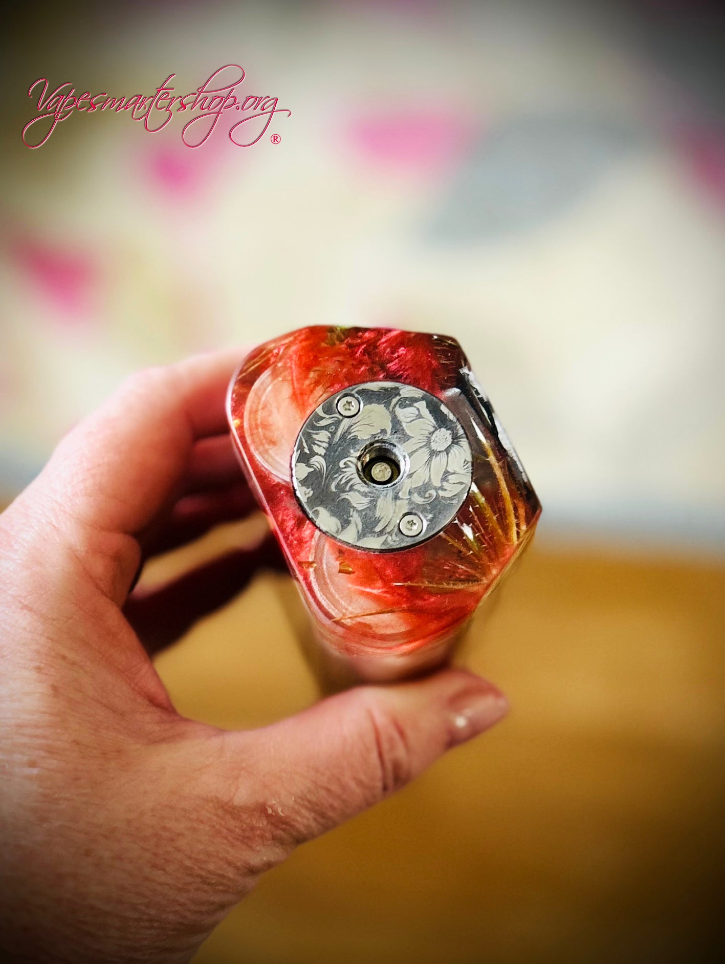 Twin 21700 Battery Dna250c stabwood Mod Engraved plate and 510