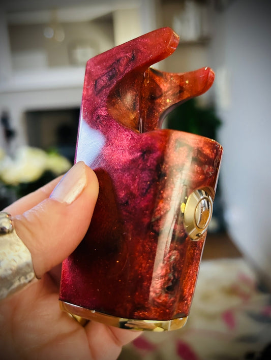 A SBS Single 18650 Evolv Dna80c stabwood mod