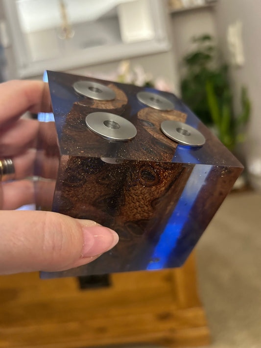 Cube 4 x 510 tank stand with god and stabwood