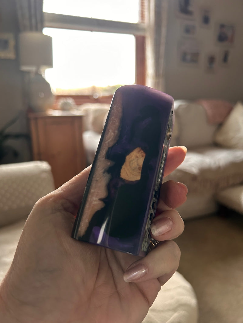 Dna250c Twin 18650 Stabwood Mod Engraved edition