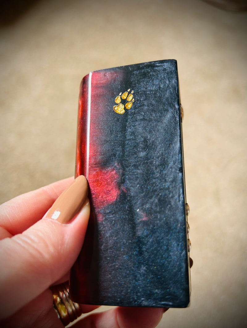 Evolv Dna75c single 21700 battery stabwood hybrid mod