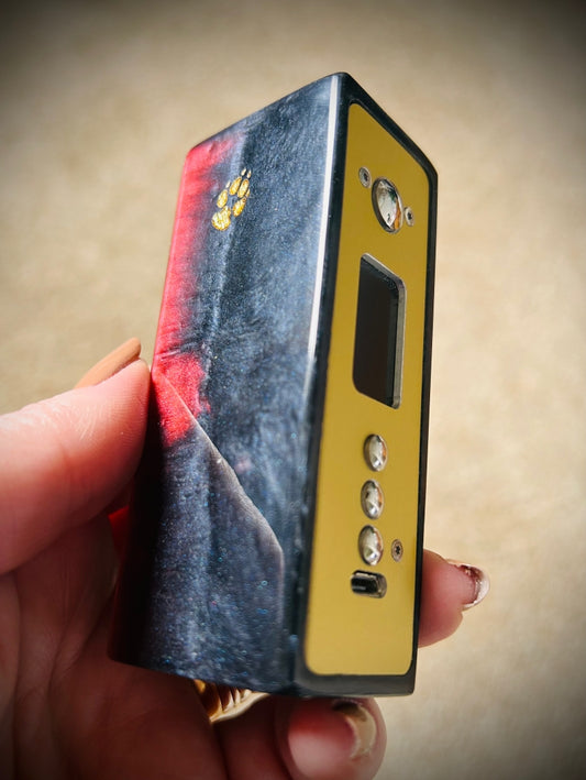 Evolv Dna75c single 21700 battery stabwood hybrid mod