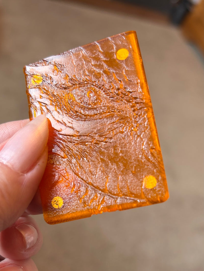 Orion II pro panels in Engraved Amber Resin