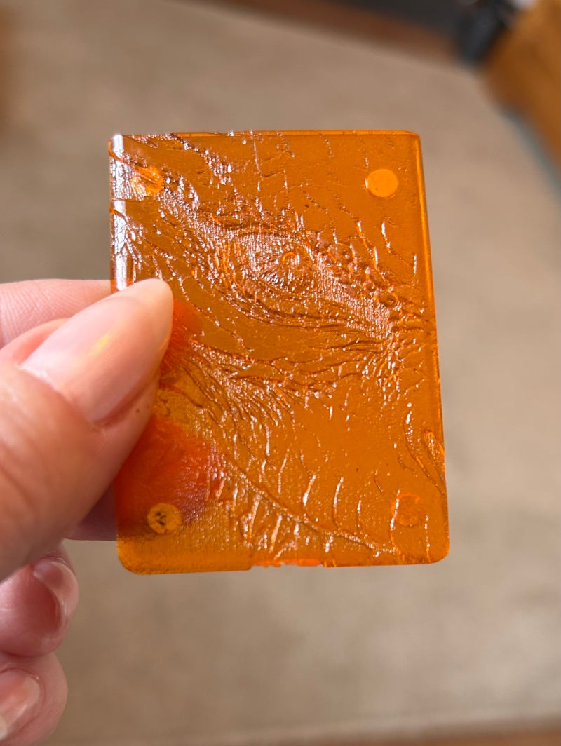 Orion II pro panels in Engraved Amber Resin