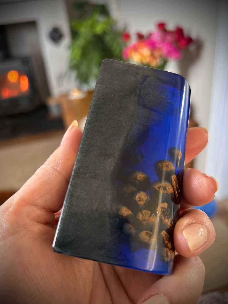 Evolv Dna100c single 21700 battery Engraved Stabwood Mod