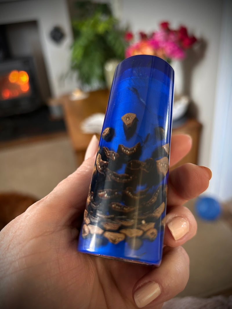Evolv Dna100c single 21700 battery Engraved Stabwood Mod