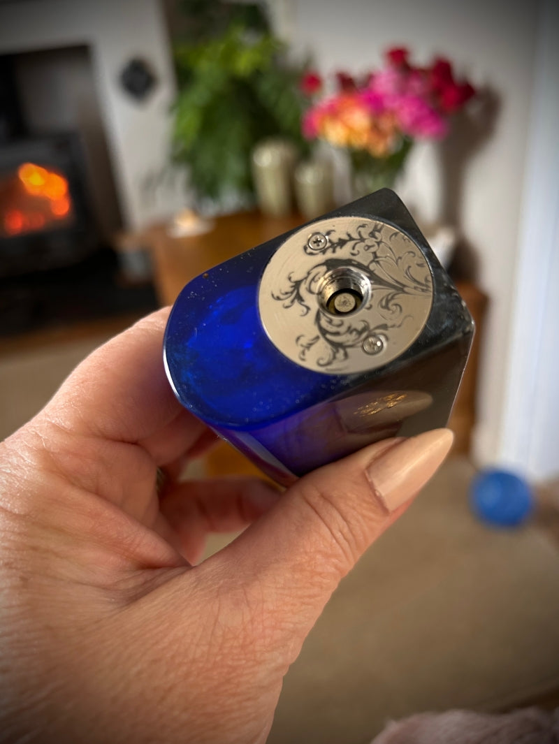Evolv Dna100c single 21700 battery Engraved Stabwood Mod