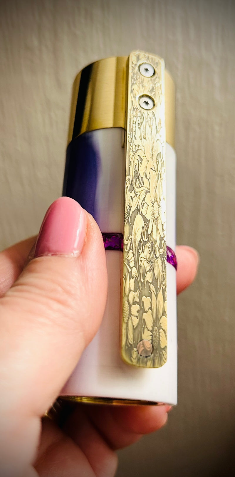 Side Fire single 21700 Battery mechanical mod 30mm  tank fitment