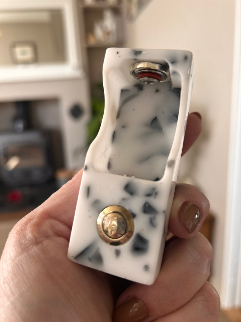 Switched Mechanical clickfet 18650 battery stabwood hybrid boro mod SALE
