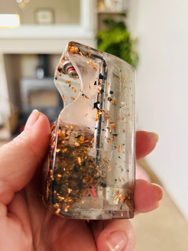 Switched Mechanical clickfet 21700 battery stabwood hybrid boro mod Rose Gold Edtion SALE