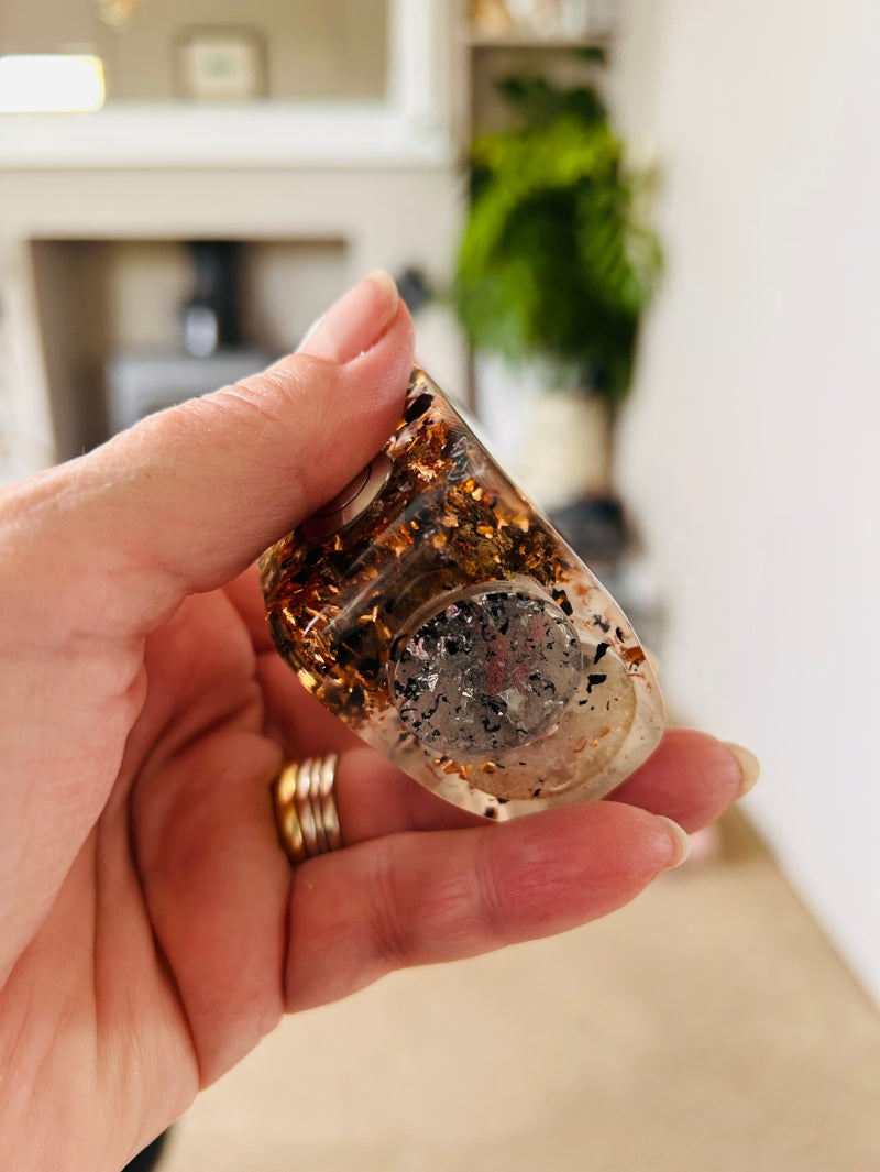 Switched Mechanical clickfet 21700 battery stabwood hybrid boro mod Rose Gold Edtion SALE