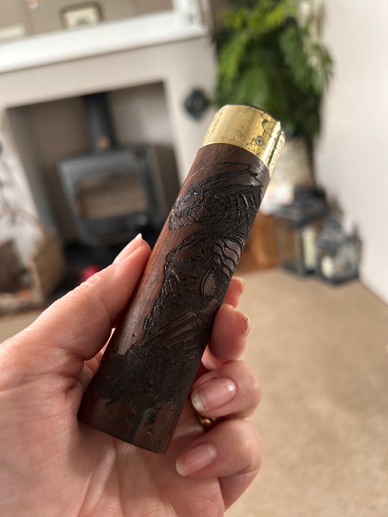 A Tube 30mm Single 21700 stabwood switched Mech Clickfet mod