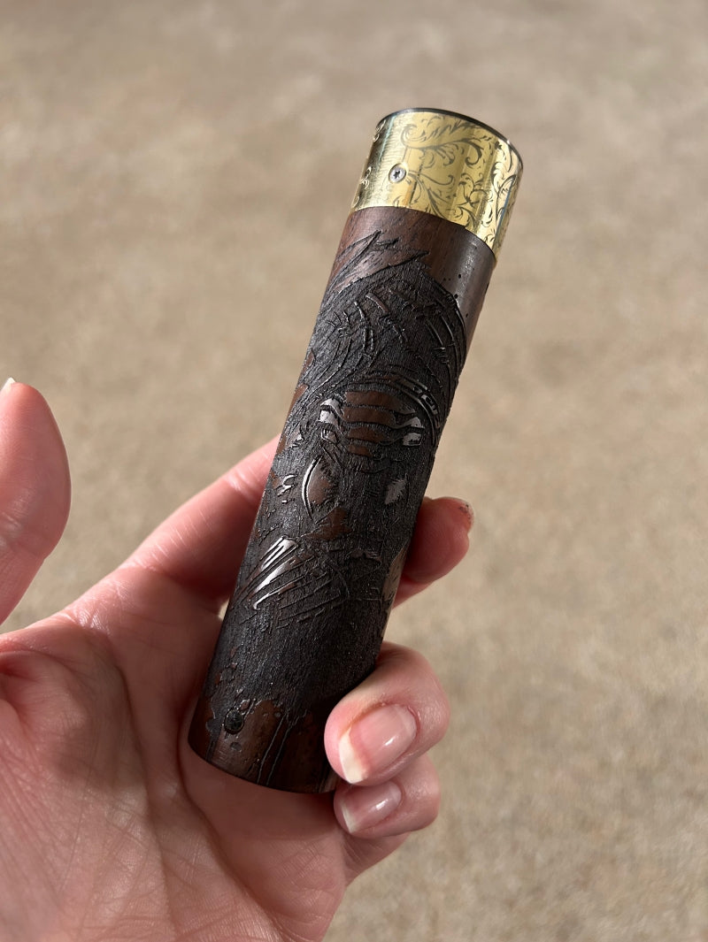 A Tube 30mm Single 21700 stabwood switched Mech Clickfet mod