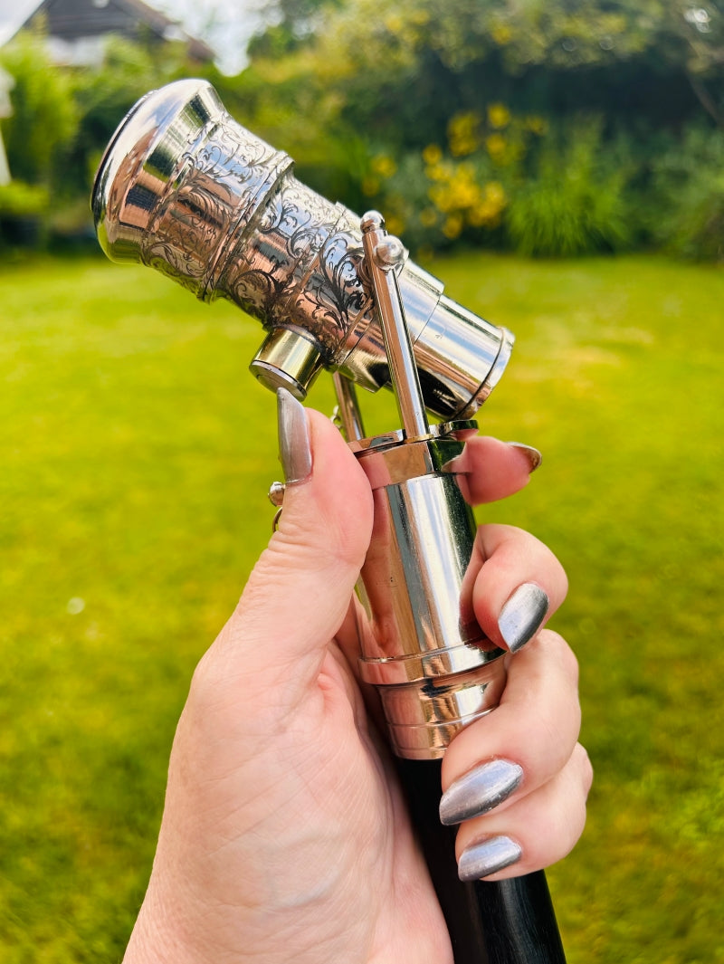 The Original 18650 battery mechanical mod walking stick