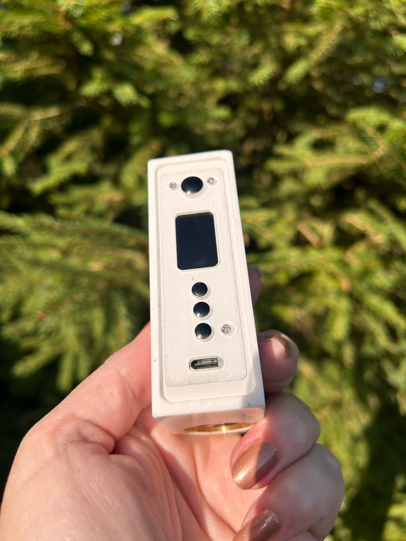 Evolv Dna100c single 21700 battery Engraved Hybrid white