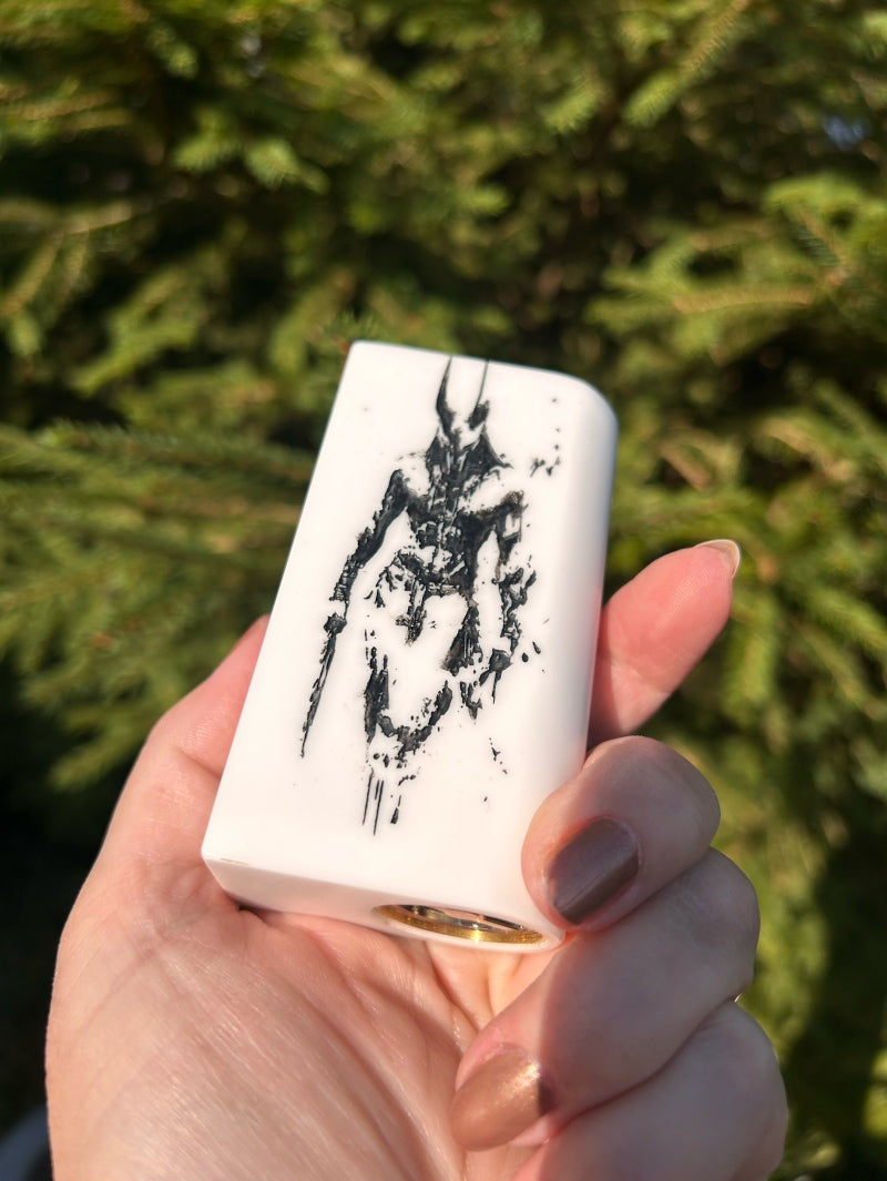 Evolv Dna100c single 21700 battery Engraved Hybrid white