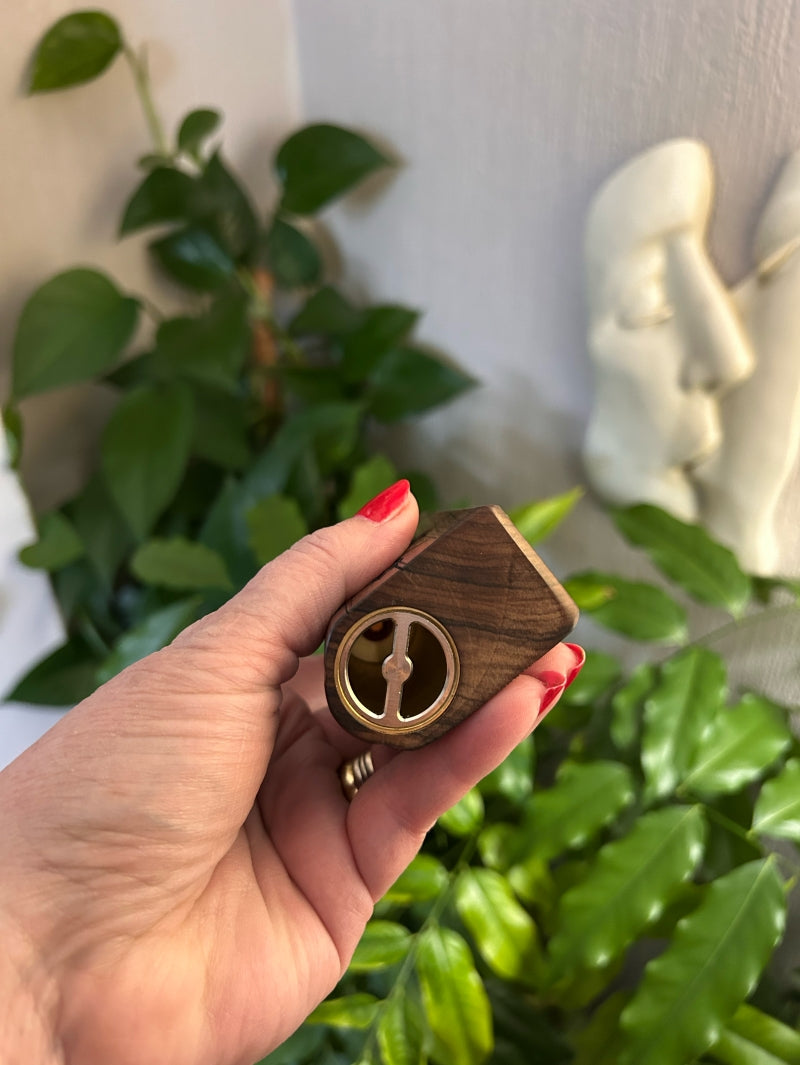 Evolv Dna100c single 21700 battery Engraved rosewood pure wood Mod