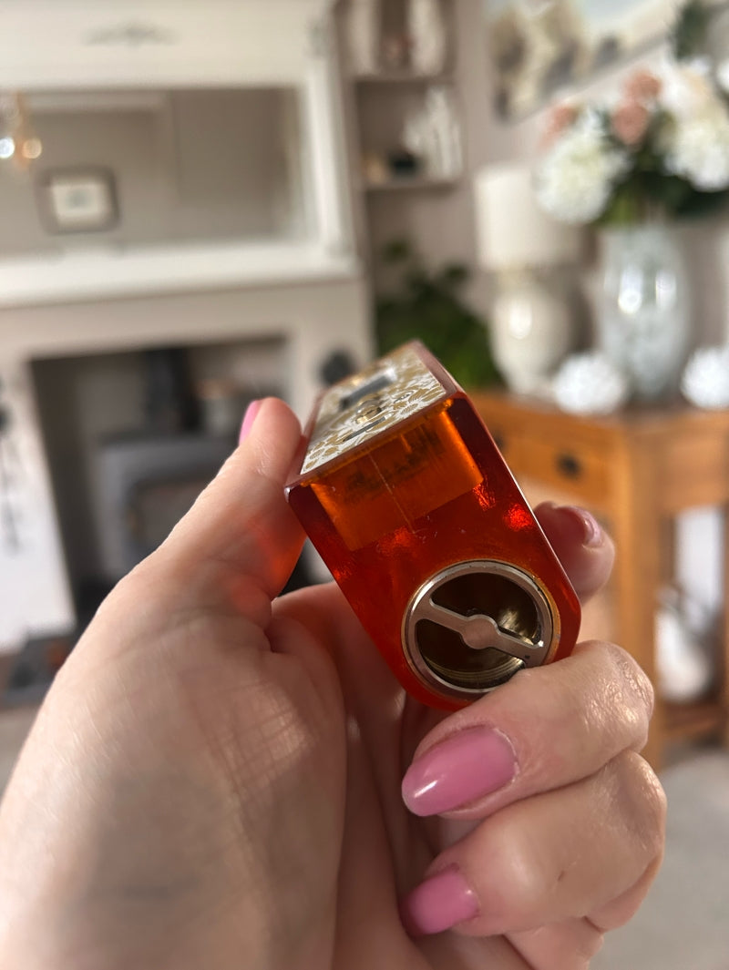 Evolv Dna100c single 21700 battery Engraved Amber Hybrid Mod