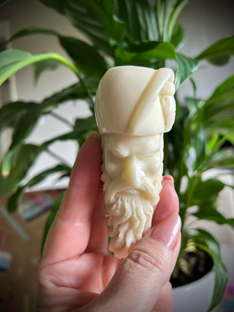 Faux Meerschaum 18350 Battery short stem switched mechanical clickfet e-pipe 22mm Tank Fitment