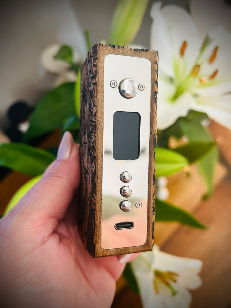 Evolv Dna100c single 21700 battery Engraved Walnut