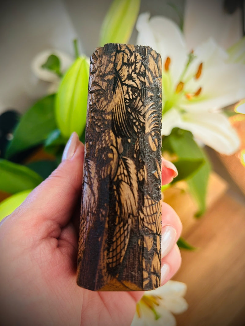 Evolv Dna100c single 21700 battery Engraved Walnut