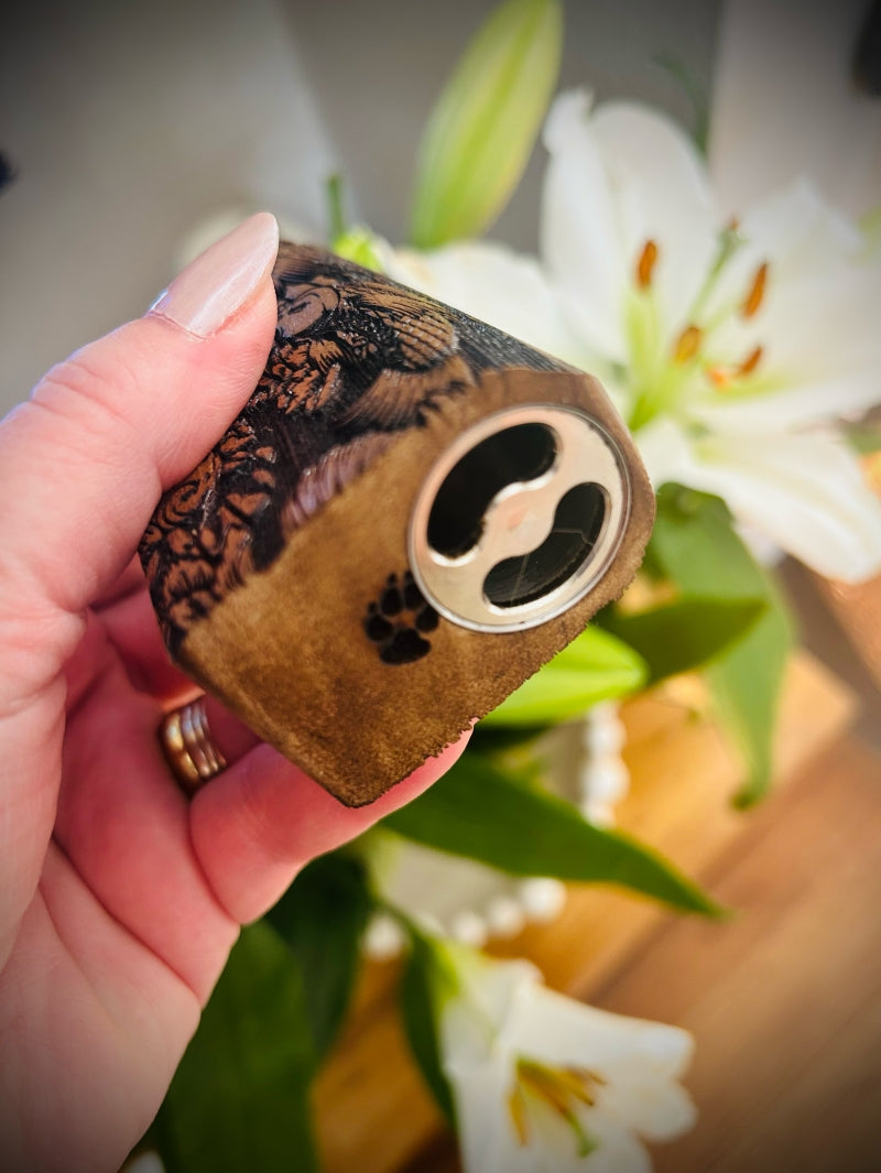 Evolv Dna100c single 21700 battery Engraved Walnut
